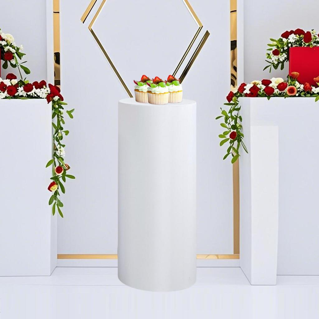 Cubierta de Pilar de Base Cilindro Cubierta de Pedestal de Postre Suministros para Fiestas Base Cilindro para Decoración de Acción de Gracias Boda