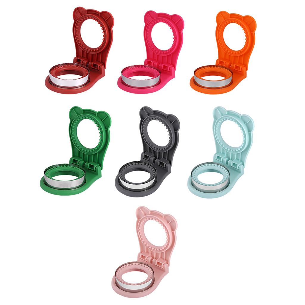 Toast Sandwich Cutter Mold Sealer Flip Sandwich Cutting Tool for Kids Lunch Stainless Steel Blade Circular Bread Pastry Mold