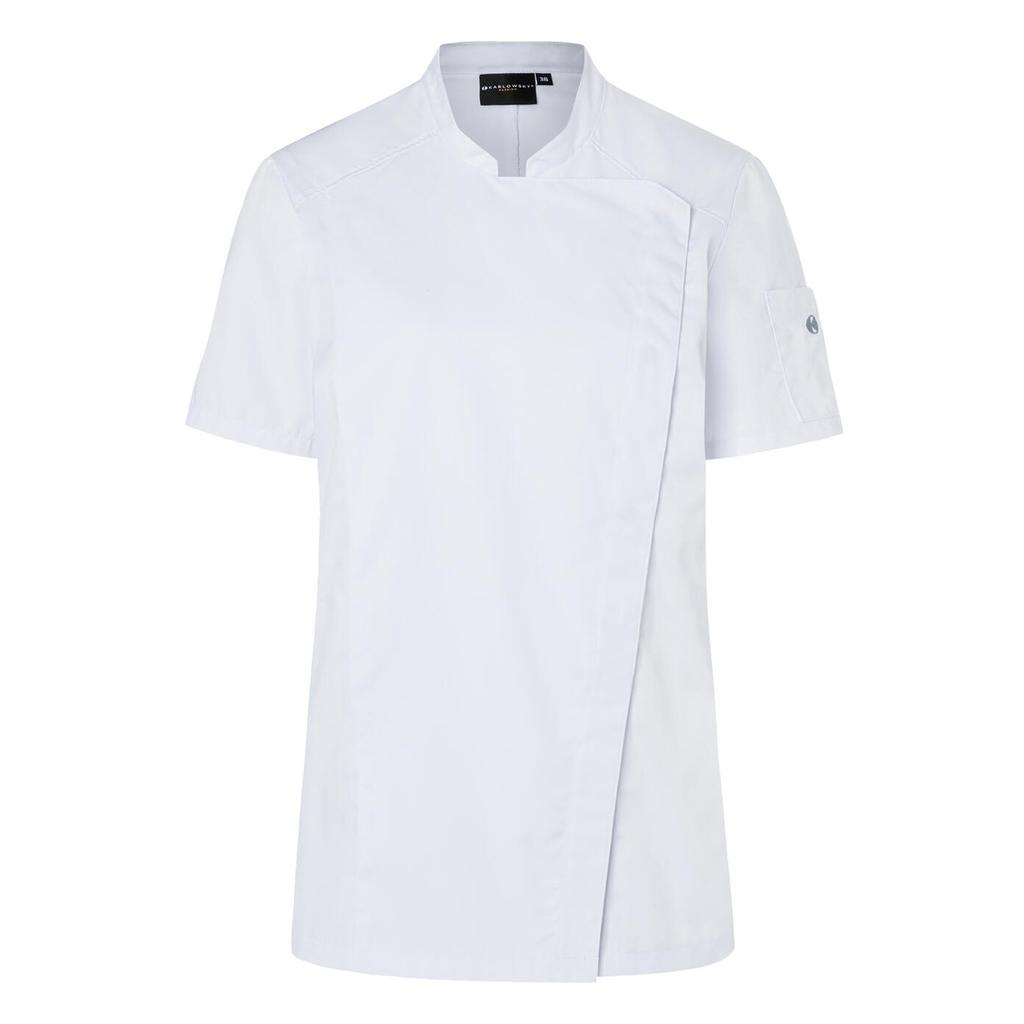 Womens/Ladies Modern-Look Short-Sleeved Chef Jacket
