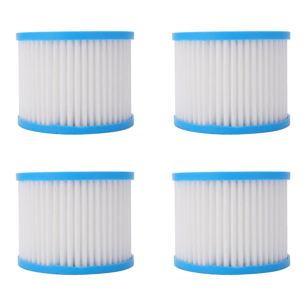 4Pcs Spa Filter Cartridge 104mm OD 52mm ID 80mm Height Accessory Set Kit for Pump Pool