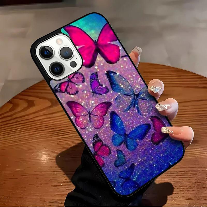 Beautiful Butterfly Phone Case For iPhone 17 Air 16 15 14 13 12 11 Pro Max Max Plus Bumper Case Cover