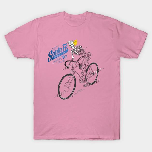 T-Shirt Damen Santa Fe Harajuku Print Kawaii T-Shirt Sommer Kurzarm Damen T-Shirt Top T-Shirt