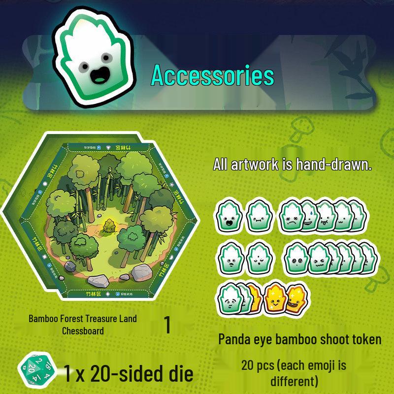 Genuine Panda Battle Board Game: Fun Team Building for 2-6 Players