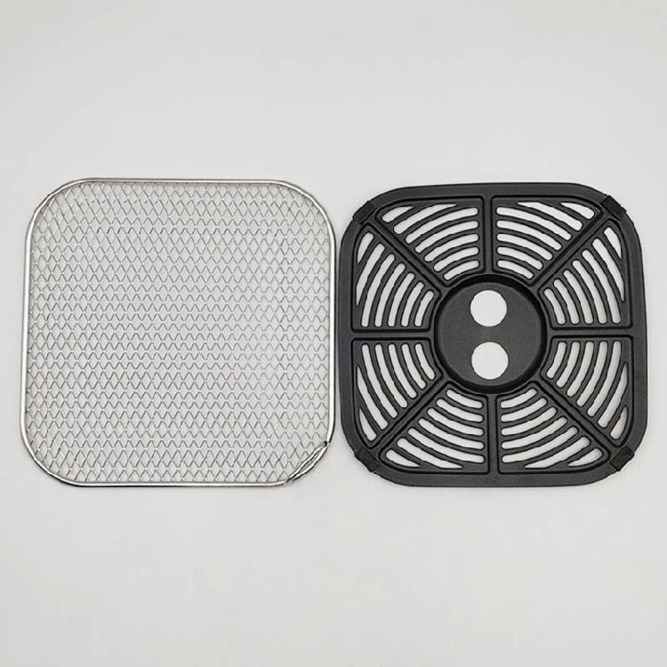 Universal Air Fryers Replacement Rack Square Air Fryers Grill Pan For Great Airflow And Consistent Cooking Results