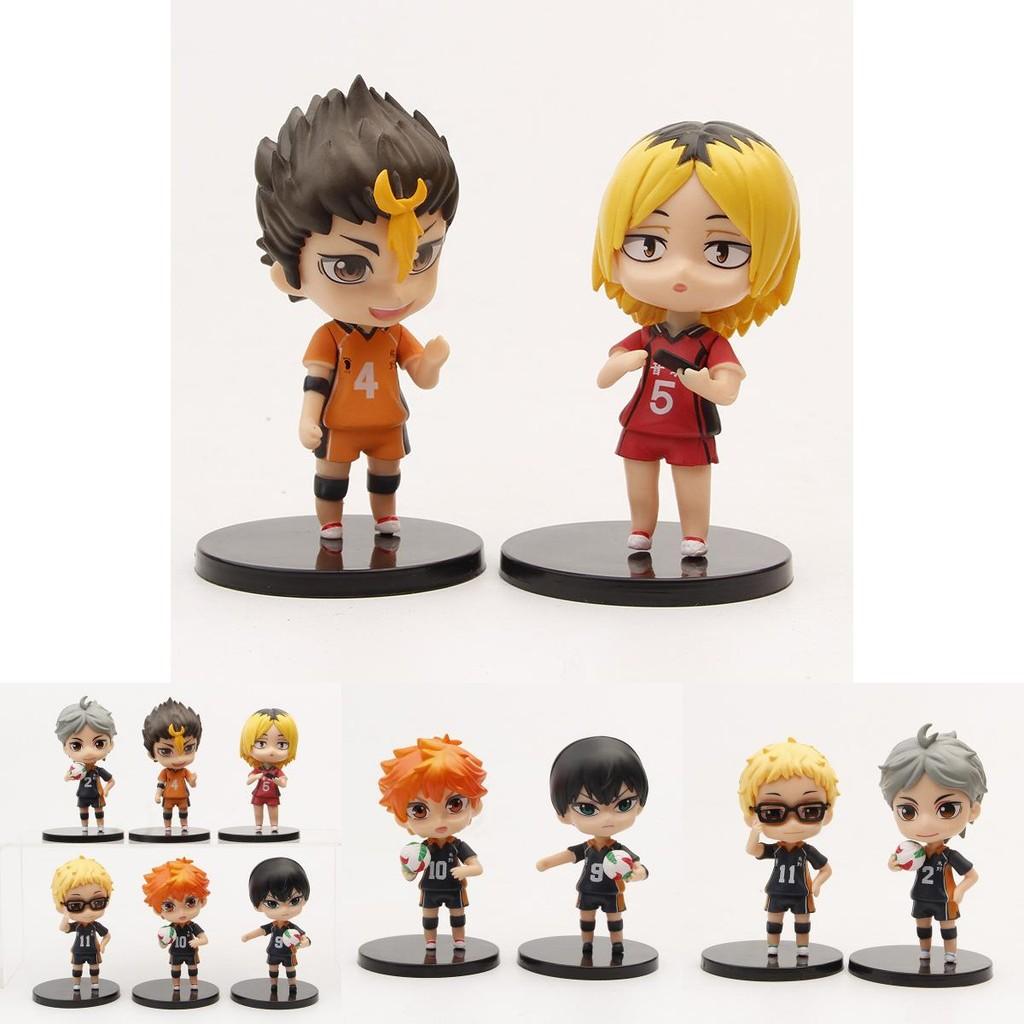 Haikyuu Pvc Figures Shoyo Hinata Tobio Kageyama Action Model For Desk And Car Decoration