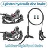 Freni Meroca 4 Pistoni Freni Idraulici Freni per Bicicletta Mtb Pinza Rotor 160mm Set Bicicletta da Montagna 800/1400mm per E4 ZEE M420