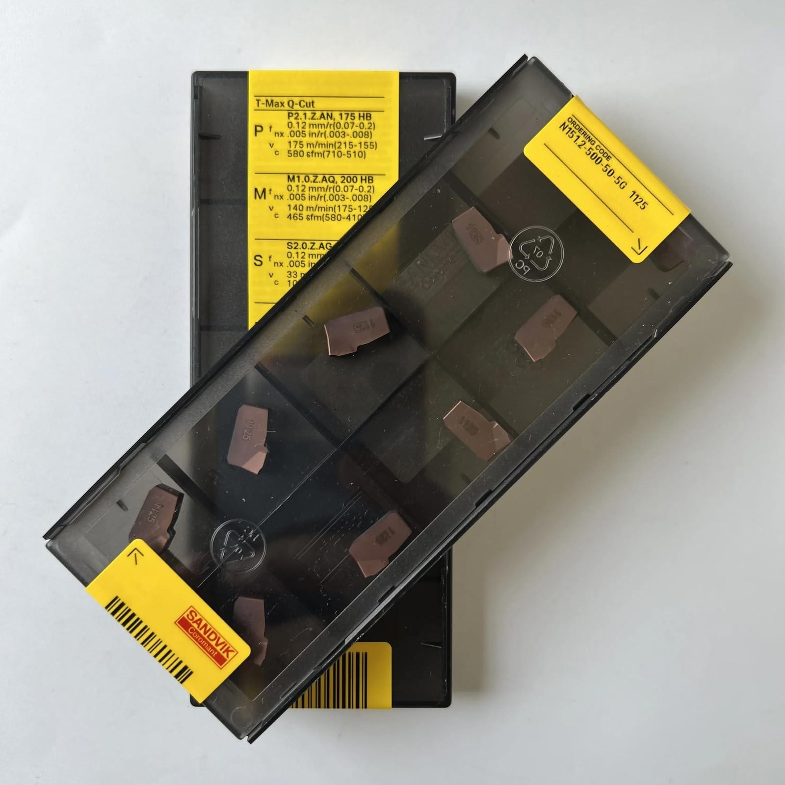 

Original Sandvik / N151.2-500-50-5G 1125 /CNC lathe carbide blade tool 10 Pcs