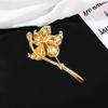 Brooch Retro Style Floral Design Lapel Pin Sweaters Collars Hats Bags Coats Scarves Badge Outfit Accessory
