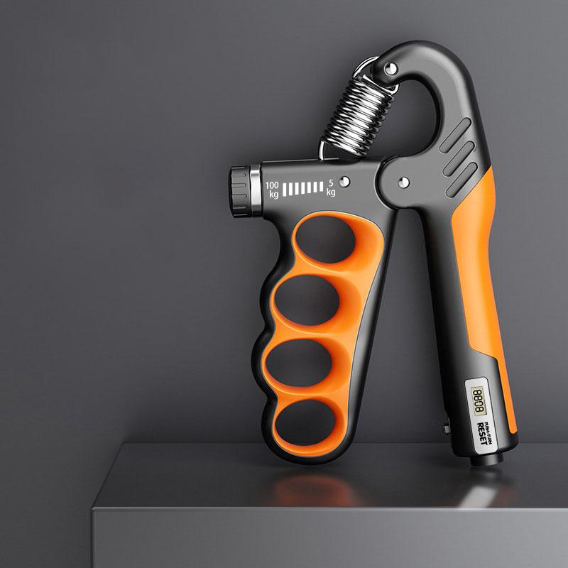 Digital Counter Hand Grip Strengthener Adjustable Resistance Finger Exerciser for Arm Workout Rehabilitation Training Home Fitness