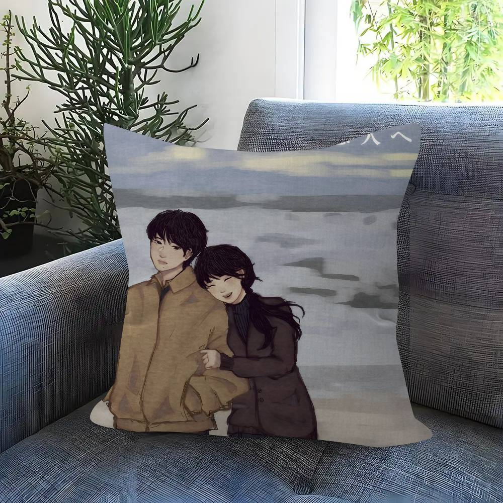 Anime Lamp Band Classic Pillow Cushion Cover Pillowcase Living Room Sofa Home Decor
