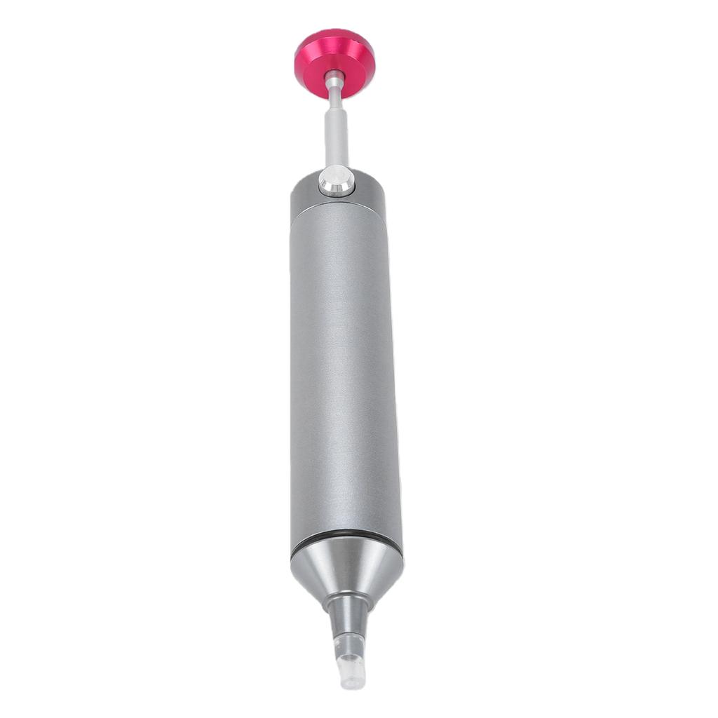 Manual Desoldering Pump with Anti Clogging Silicone Tip Industrial Grade Solder Sucker Tool for Parts Repair