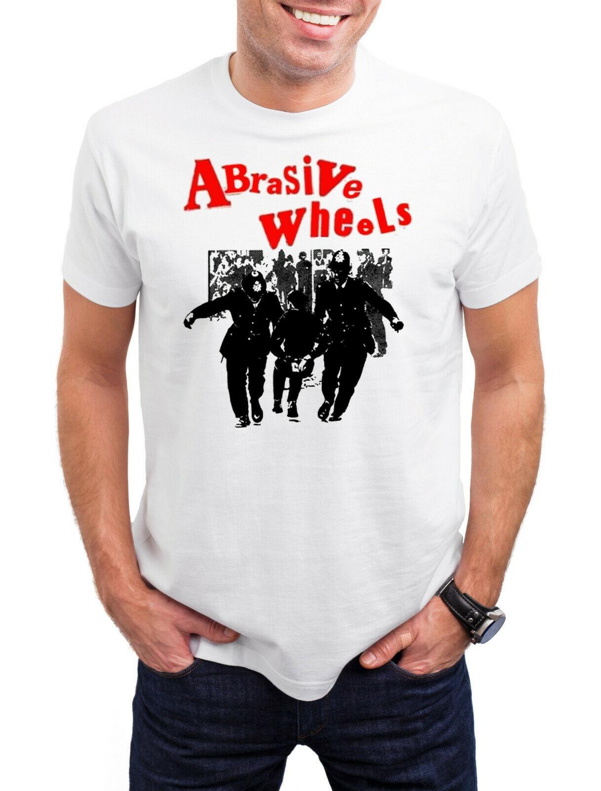 

Абразивные колеса тащат полицейские Белая футболка