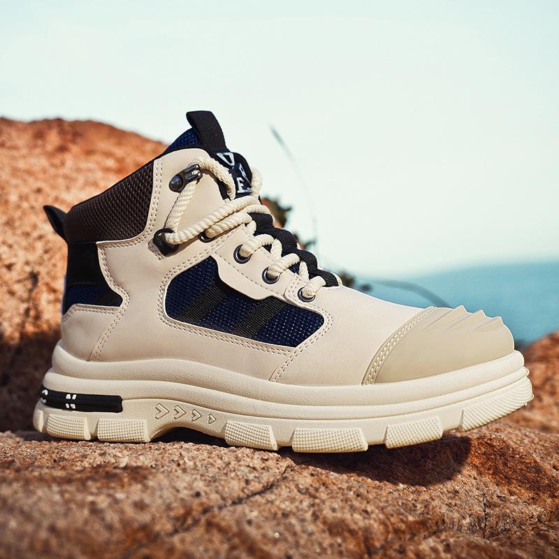Outdoor trend comfortable anti-collision Martin boots non-slip increased function wind capable men's shoes breathable labor insurance shoes tooling