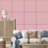 Wallpaper Fabric Pattern Coral, Red and White 50x1000