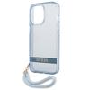 Guess Guhcp13Lhtsgsb Iphone 13 Pro / 13 6,1 Niebieski/Blue Hardcase Translucent Stap