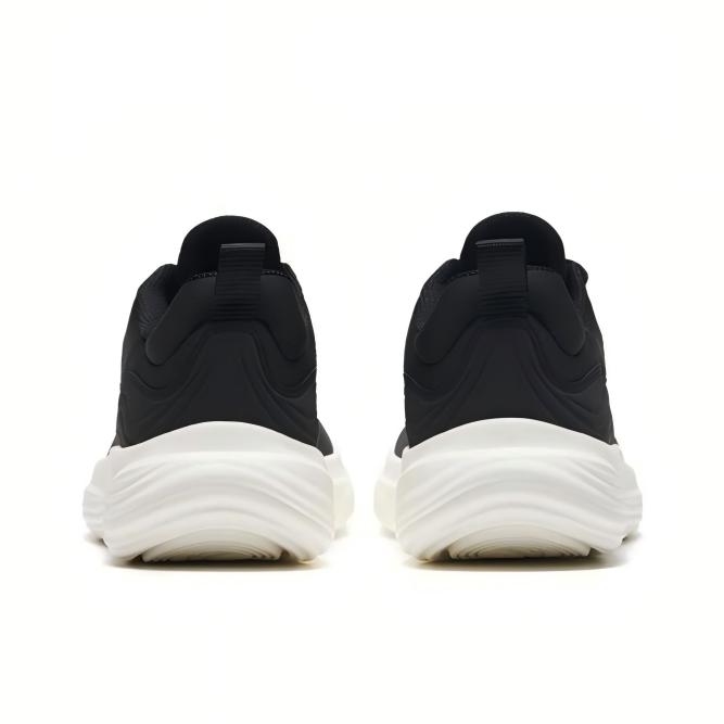 Anta Fashionable Comfortable Versatile Shock Absorption Support Lightweight Low Top Training Shoes Men Sneaker Black Ivory-White 112517795R-1
