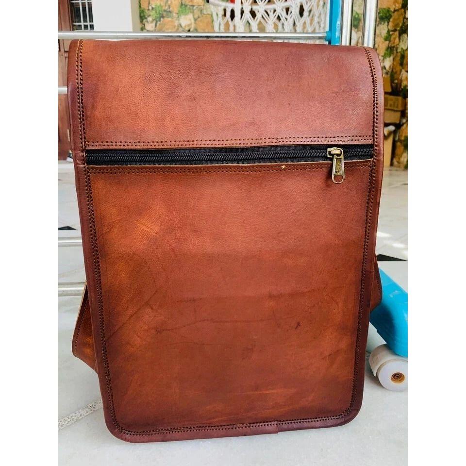 Men's Safe Leather Vintage Laptop Messenger Handmade Briefcase Bag Satchel