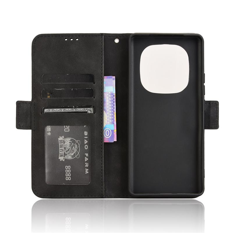 For Redmi Note 14 Pro 5G China Flip Leather Skin Luxury Wallet Multi-card Slot Book Cover For Redmi Note 14 Pro Plus Phone Bags