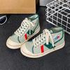 Retro Canvas Shoes 2025 Summer New Casual Student Soft-soled Shoes Versatile Breathable Women's Shoes Color Matching Sports Shoes