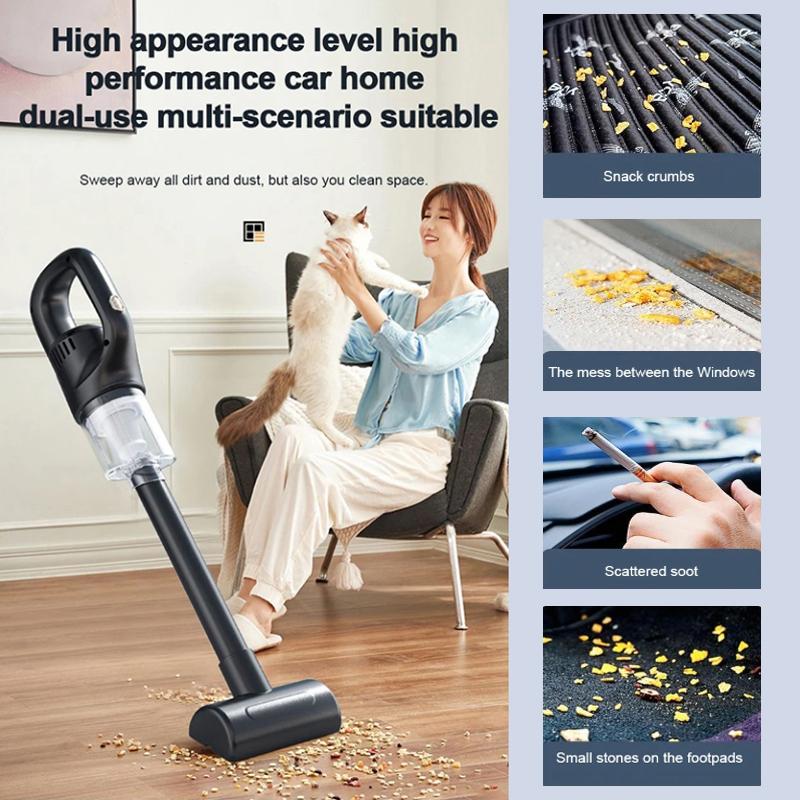 Convenient Handheld Cordless Vacuum Cleaner VacuumCleaner Home Floor Carpet Vacuum CleanerCar Cleaning Automatic Multifunctional