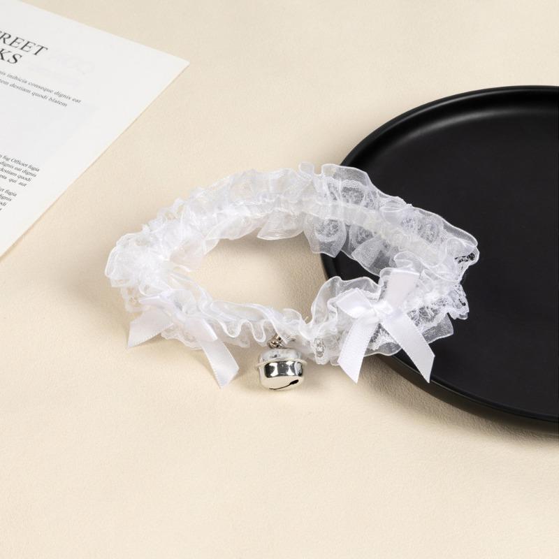 Women Sexy Lace Bowknot Small Bell Garter Belt Goth Lolita Leg Strap Suspender Body Harness Sweet Leg Rings Lingerie Accessories