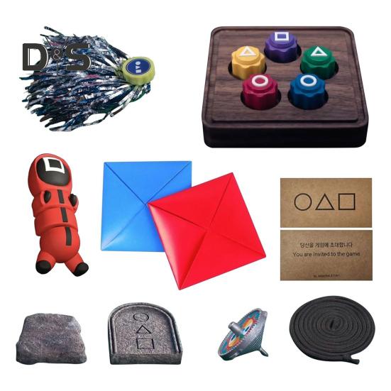 

7/9 шт./набор корейских традиционных ловящих камней для координации рук и глаз, для детей и взрослых, для игры в волан, для игры в волчок ... 7pcs