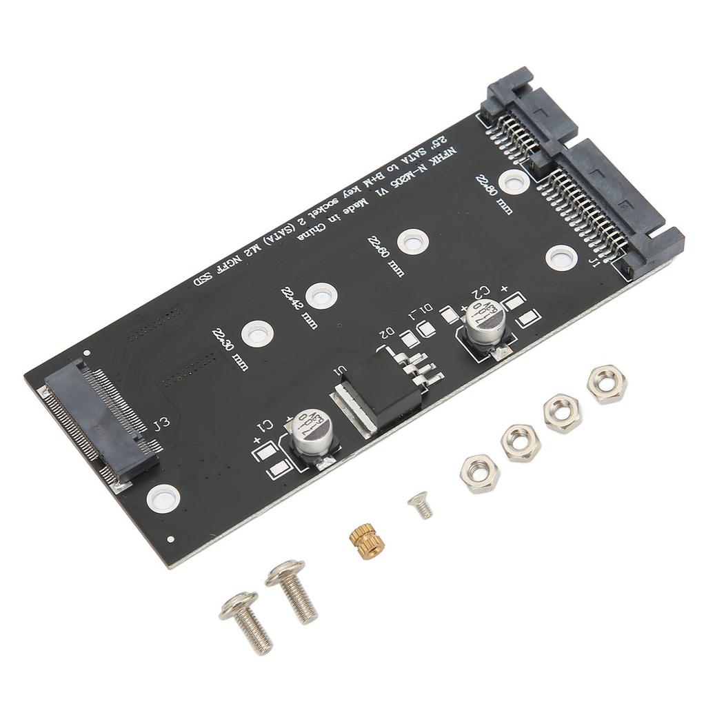 SATA M.2 SSD to SATA Adapter Card Stable Performance Practical Adapter Card for Laptop Desktop