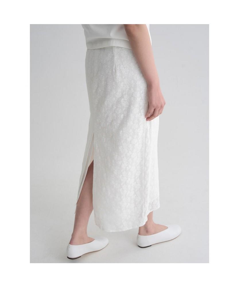 8SECONDS Lace Maxi Skirt White