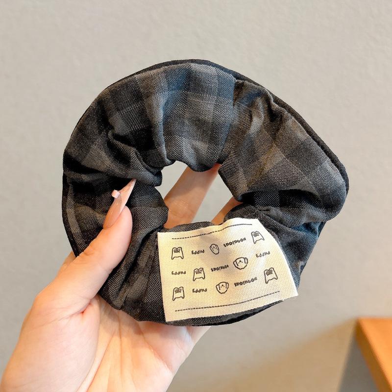 Korean Style Spring/Summer Floral Intestine Hair Scrunchie for Women – Elegant Ponytail Tie and Mori Girl Accessory.