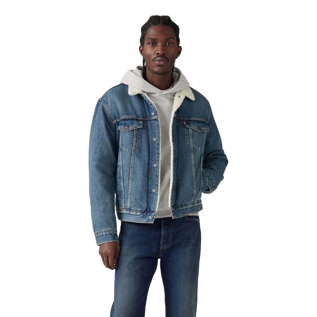 Levis Mens Type III Sherpa Trucker Jacket