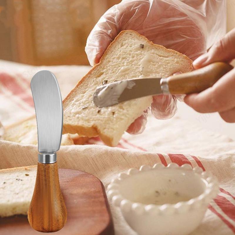 Stainless Steel Butter Knife Cheese Dessert Jam Spreaders Cream Scraper Bread Splitter Butter Spreader Breakfast Kitchen Tools