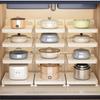 Pot Storage Rack Kitchen Shelf Household Multifunctional Multilayer Shelf Kitchen Cabinet Sink Layered Pot Shelf