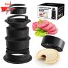 ABS Plastic Non-Stick Round Burger Patty Press - Manual Kitchen Tool