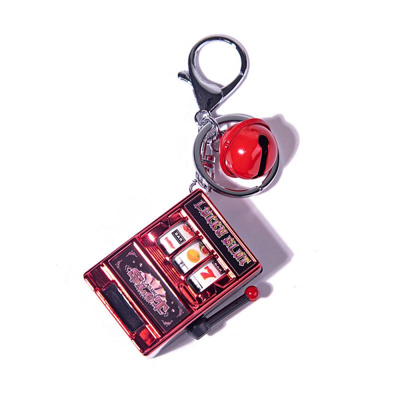 Mini Fruit Slot Machine Keychain: Fun Mixed Bag Pendant for All