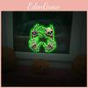 Glow Halloween Green Skull Palm Decal Wall Sticker For Home And Office Spaces