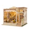 Miniature Jewelry Shop Detailed House with Light Decorative Storefront Model Kit for