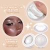 Langanhaltender Wasserfester Feiner Schimmer Highlighter, Natürlicher Glänzender Effekt, Kontur Aufhellen und Gesicht Modifizieren, Perlenschimmer Glattes Gebackenes Puder
