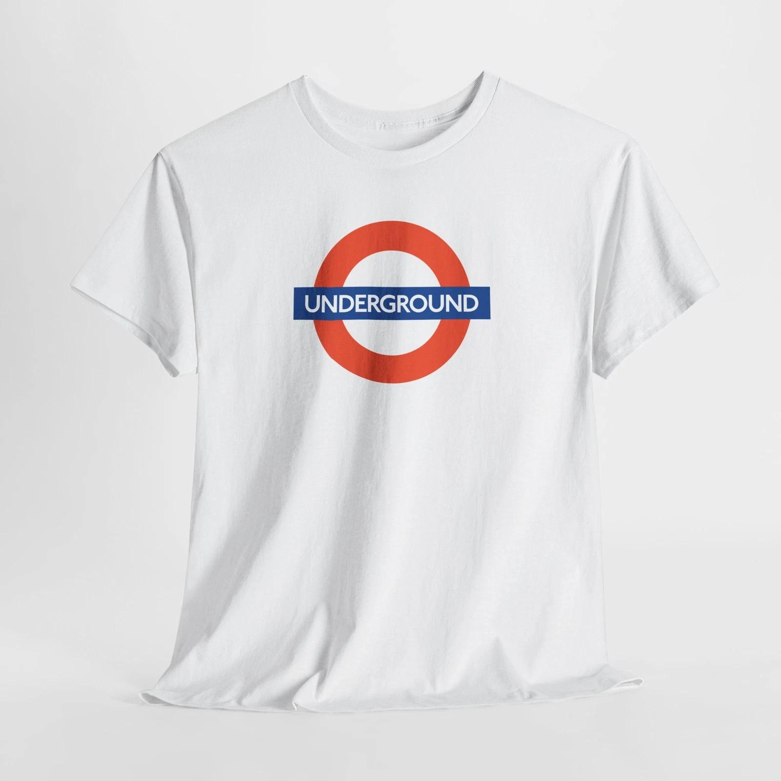 

London UK Public Underground Tee. Transportation Shirt, Subway Graphic T-Shirt 3XL