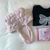 Large Capacity Quilted Heart Bag Korean Women's Handbag Casual Puffy Tote Bag  Girls