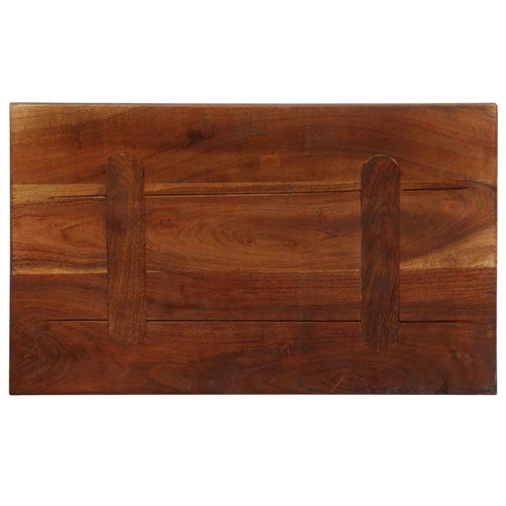 Tabletop 40x20x3.8 cm Rectangular Solid Reclaimed Wood