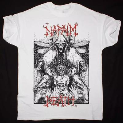 Napalm Death Band Concert Tour White T-Shirt Cotton S-234XL Unisex T-Shirt