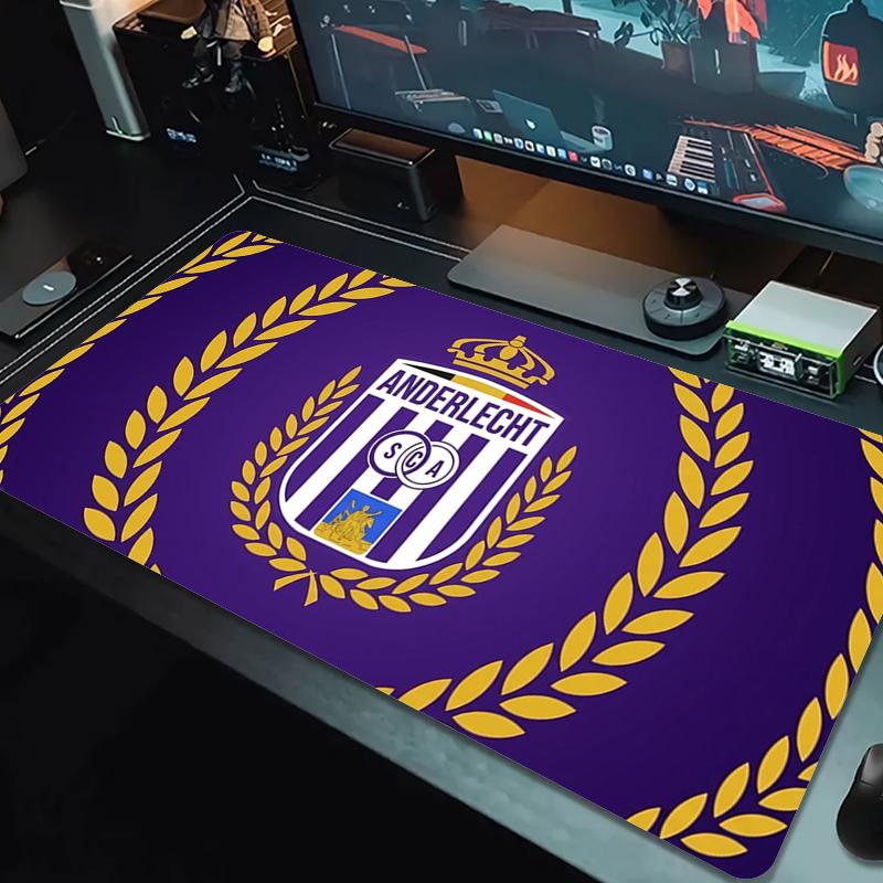 Rsc Anderlecht Mouse Pad Large Gaming Table Cushion Nonslip Laptop Tablet Big Mousepad Xxl Mat Mini Pc Playmat With Lock Edge