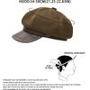 1pc British Style Octagonal Beret Hat,Women Autumn Winter Large Size Newsboy Cap,Suitable For Daily Matching Autumn Accessories