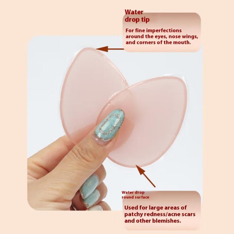 Soft Silicone Gel Powder Puff Sponge For Cosmetic Face Foundation Bb Cream No Powder Eating Powder Cosmetic Puff Makeup Tools