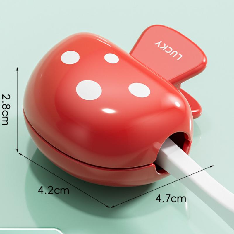 

Новый чехол для зубной щетки Mushroom, дорожный держатель для зубной щетки, пылезащитный чехол для хранения на дому и на открытом воздухе красный