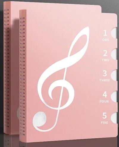 2pcs black, non reflective, modifiable, transparent insert, storage book, sheet music, music score folder,Music score folder,