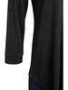 2025 Elegant Chiffon V-Neck Women's Shirt - Three-Quarter Sleeves, Solid Color
