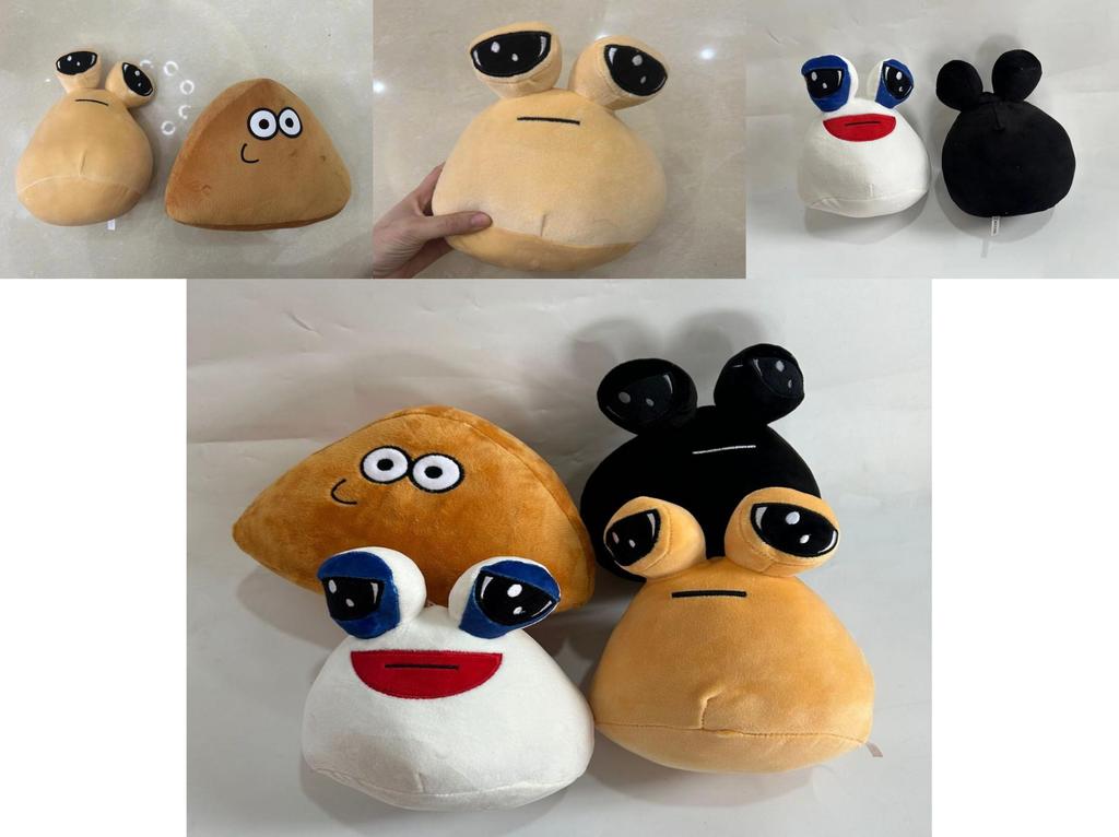 New Pou My Pet Alien Plush Toy Soft And Cuddly Stuffed Animal For Kids Cross-border Shipping Available