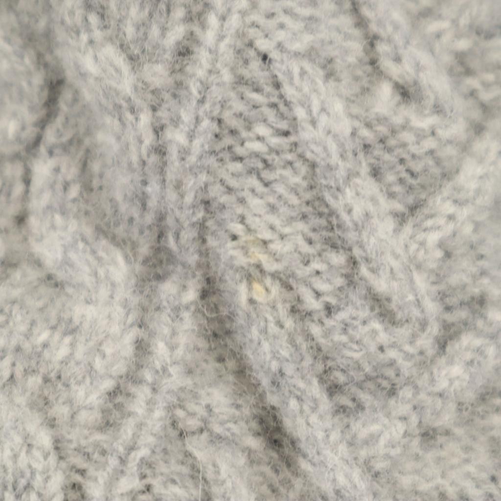 mila schon Quilted switching Knit jacket 48 gray Men's Used