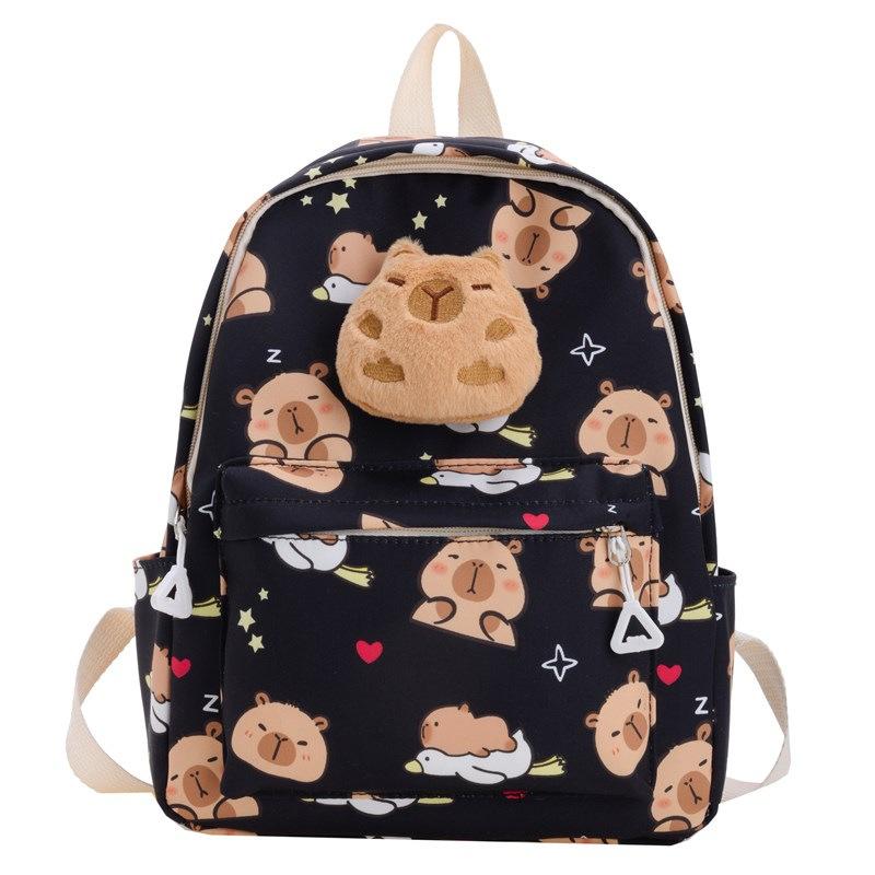Kapibara children's backpack new cute children's backpack kindergarten boys and girls large-capacity schoolbag